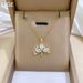 【 Titanium Steel 】 Stranded Ginkgo Leaves Of Diamonds, Light Luxury Temperament, Gorgeous Full Diamond Necklace, Women's_ipsvogv.com