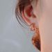 Cao Shi's 2024 New Trendy High-end Exude A Korean Fashion Vibe. The Earrings Feature Bold And Elegant Lines, Perfect For_ipsvogv.com