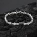 Men's Jewelry Hip Hop 6.5mm Spring Buckle Zircon Tennis Bracelet Cross Border Jewelry Men And Women Personality Couple Bracelet Accessories_ipsvogv.com