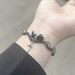 Men's Wrapped Black Diamond Bracelet Light Luxury Niche Exquisite High-end Sense Accessory Versatile Titanium Steel_ipsvogv.com