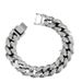 New Cuban Chain Hip Hop Bubble U-shaped Men's Necklace Bracelet Rap Singer Same Style Exaggerated Jewelry_ipsvogv.com