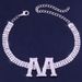 Hot-selling Jewelry Personality Full Diamond M Letter Anklet Hip-hop Diamond-studded Foot Jewelry Shiny Accessories_ipsvogv.com