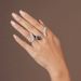 Fashion Zircon Oval Ring Women Jewelry Adjustable Three Finger Ring Bridal Wedding Accessories Ring_ipsvogv.com