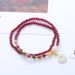 Natural Garnet Safety Clasp Elastic Bracelet Pink Tourmaline Gift Net Red Same Style_ipsvogv.com