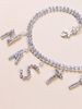 full diamond English letter necklace rhinestone word pendant neck chain female explosive necklace_ipsvogv.com