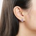 Unisex best selling jewelry heart earrings micro inlaid rose gold/white gold earrings_ipsvogv.com