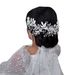 Bridal Headdress Hand Inlaid Rhinestone Leaf Shape Headband Floral Crystal Headband_ipsvogv.com