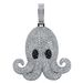 Full Diamond Letter Hip Hop Pendant Copper Inlaid Zircon Trendy Men And Women Accessories_ipsvogv.com
