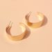 Unisex Temperament Golden Atmospheric Personality Earrings Fashion Simple Earrings Earrings For Women_ipsvogv.com