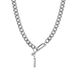 Jewelry hip hop Cuban necklace men's high street thick chain titanium steel necklace ins high grade sense of all matching jewelry women_ipsvogv.com