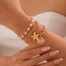 Ins Wind Sea Star Shell Pearl Chain Bracelet Design Sense Love Bow Pendant Handmade_ipsvogv.com
