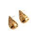 High-end Design Brass Gold Chubby Thread Hollow Water Drop INS Women Versatile Geometric Earrings_ipsvogv.com