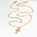 Women's Jewelry Niche Design Personality Cross Pendant All Match Trend Clavicle Chain Street Style Titanium Steel Matching Necklace_ipsvogv.com