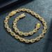 Full Diamond Cuban Chain Creative Personality Alloy Hip Hop Necklace For Men_ipsvogv.com