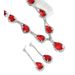 Trendy Fashion Versatile New Bride Jewelry Earrings Set Chain Water Drop Necklace_ipsvogv.com