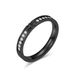 Titanium Steel Diamond Cross Love Ring Neutral Style Wedding Ring for Men and Women_ipsvogv.com