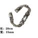 New Hip-Hop Style For Men Titanium Steel Chain Thick Mixed Magnetic Clasp Bracelet Jewelry_ipsvogv.com