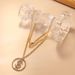 Exaggerated Hip-hop, Domineering, Bold US Dollar Symbol, Alloy Necklace Set With Diamonds, Personalized Trendy Men's_ipsvogv.com