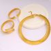 Women's Jewelry Set Fashion Open Bracelets Personalized Wide Version Plain Ring Collar Punk Style Jewelry Set Female_ipsvogv.com