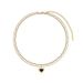 Women's Jewelry Retro Double Layered Black Agate Love Necklace Light Luxury High End Design Elegant Temperament Clavicle Chain_ipsvogv.com