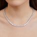 Full Diamond Sle Row Zircon Tennis Necklace, Simple Fashionable Hip-hop Men's And Women's Necklaces, Jewelry Hot_ipsvogv.com