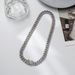Hip Hop Men's Minimalist Cuban Instagram Trendy Cool Couple Full Diamond Necklace Accessories_ipsvogv.com