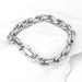 Embossed Mobius Titanium Steel Men's Bracelet Encrypted Handmade Woven Chain Unisex High Street Hip Hop Accessories_ipsvogv.com