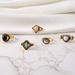 New Fashion Aobao Black Colored Diamond Combination 5-piece Ring Set_ipsvogv.com