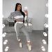 Women's Clothing Long Sleeve Fashion Casual Suit Color Matching Style _ipsvogv.com