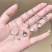 Korean Style S Pure Silver Sweet Aquamarine Butterfly Necklace For Women, Non-Fading, Niche High-End Sense, Light Luxury_ipsvogv.com
