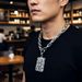 Men Women The "Chinese LONG" Pendant 10mm Pitch Chain Stainless Steel Necklace_ipsvogv.com