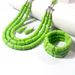 Jewelry Beaded Three piece Multi layered Set Bead Necklace 6630_ipsvogv.com