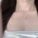 S Pure Silver Snow Mountain Rose Necklace, Niche Super Fairy Student Best Friend, High Beauty Temperament, Pearl_ipsvogv.com