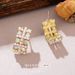Light Luxury Style, Exquisite And Elegant Design, C Shaped Earrings, New Style, Diamond And Pearl, High End Temperament, Commuting All Match Earrings_ipsvogv.com