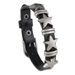 Hot Selling Men's Personality Street Punk Style Five-Pointed Star Leather Bracelet Christmas Accessories_ipsvogv.com