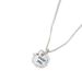 Han Jian Decoration Korean Ins Style Minimalist Collarbone Chain S Pure Silver Only You Round Brand Heart Key Necklace_ipsvogv.com