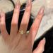 Zircon Super Open Pigeon Egg Sparkling Ring Female Ins Wind Rope Knot Design Simple, Niche, High Beauty Index Finger Simple, Niche,_ipsvogv.com