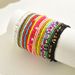 Geometric style women's bead set, niche multi-layer weaving design, high-end feel, versatile bracelet accessories_ipsvogv.com