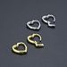 Women’s Jewelry Set Fashion Light Luxury Simple Ins Style Version Of Heart Shaped Earrings Ladies Earrings Gold And Silver Love Romantic Love_ipsvogv.com