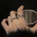 Ring Red Open Diamond Zircon Heart Minimally Stacked Set, High End, Personalized Finger Ring, Female Trendy Set, End, ,_ipsvogv.com