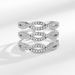 New Precision Zircon Full Diamond Light Luxury Elegant Personalized Exquisite Women's Ring_ipsvogv.com