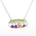 Yoyo Luming Necklace S925 Sterling Silver Natural Colored Gemstone Pendant Niche Design Jewelry Necklace For Women_ipsvogv.com