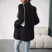 Women's Clothing autumn and winter solid color lapel small suit temperament commuter jacket_ipsvogv.com