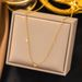2023 New Compact Opposite Sex Love Necklace, Women's Collarbone Chain, Summer Student Minimalist Titanium Steel Jewelry_ipsvogv.com