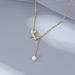 Beifei S Pure Silver Butterfly Necklace For Women, Light Luxury, Versatile, High-end, Tassel Pearl Collarbone Chain,_ipsvogv.com