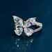 Cao Shi's a Popular Female Online Live Broadcast, Same Light Luxury Bowknot Zircon Ring for Women_ipsvogv.com