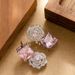 French Style Light Luxury Exquisite Inlaid Zircon Asymmetrical Camellia For Women With A Sense Of Luxury, Simple Silver_ipsvogv.com