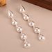 Cold Style Water Drop Tassel Earrings Splicing High End Earrings Niche Exaggerated Ins Design Simple Earrings For Women_ipsvogv.com