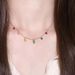 Meichen Summer Minimalist Colorful Zircon Small Titanium Steel Necklace Women's Fashion Light Luxury Design Sense Collar_ipsvogv.com