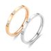 Korean Version Niche Titanium Steel Studded Diamond For Women, Versatile And Fashionable, Fadeless Rose Gold Tail Ring,_ipsvogv.com